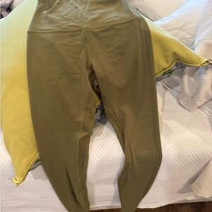 Lululemon Athletica Olive Green Leggings